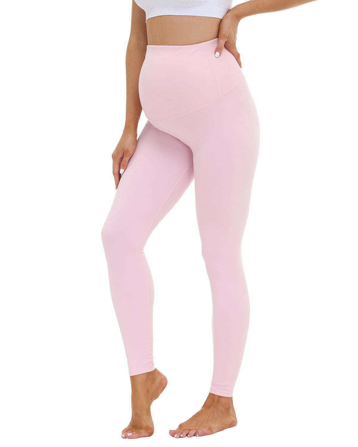 Hocaies Pantalon Grossesse Leggings Maternité Legging Grossesse et  Maternité Pantalon Femme Enceinte Elastique Femme Fitness de Maternité  Leggings en