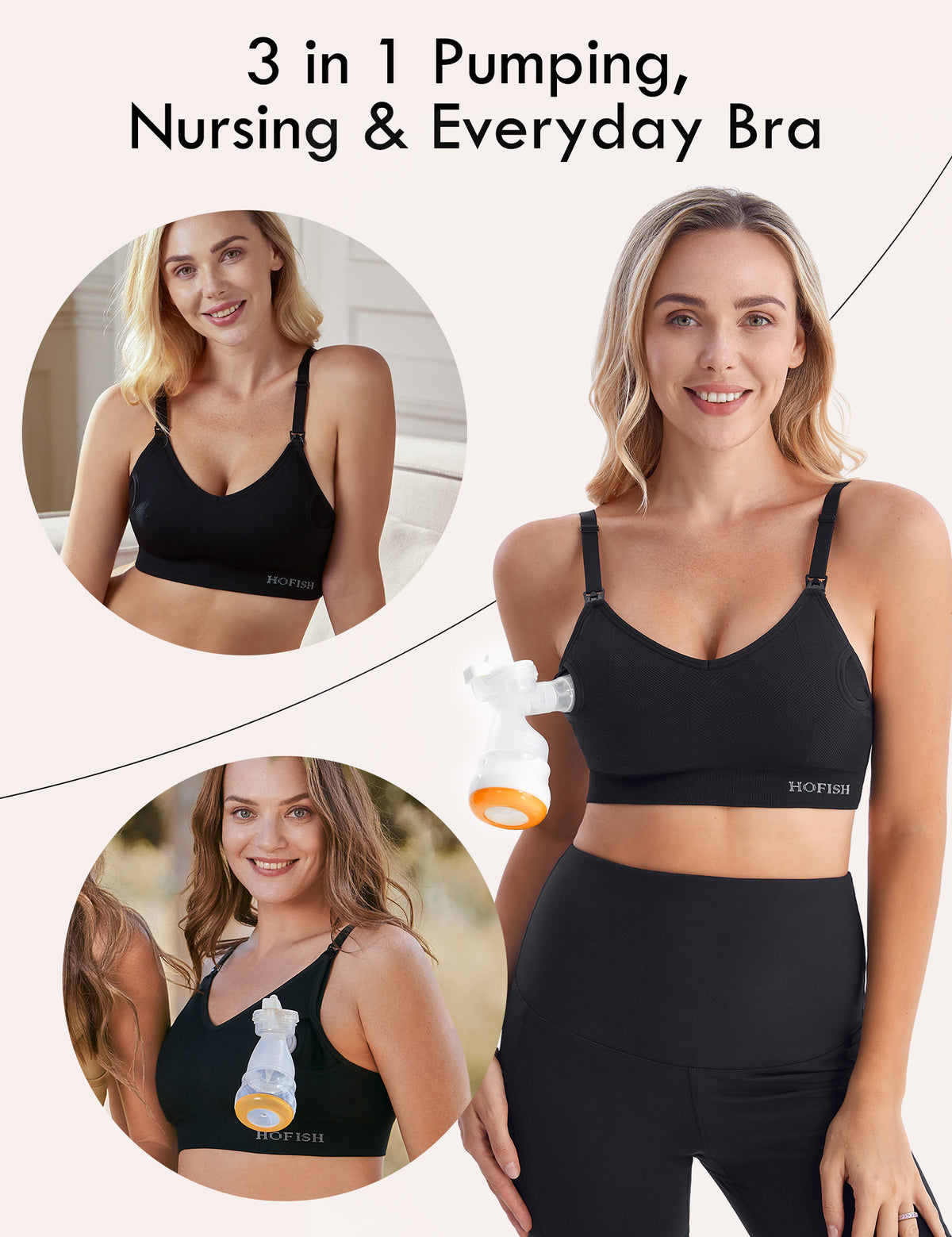 Buy KHWAISH STORE Wirefree High Support Bra for Women Small to Plus Size  Everyday Wear, Back Support, Non Padded Bra, Size(32 Till 50) Pack of 1  Black at
