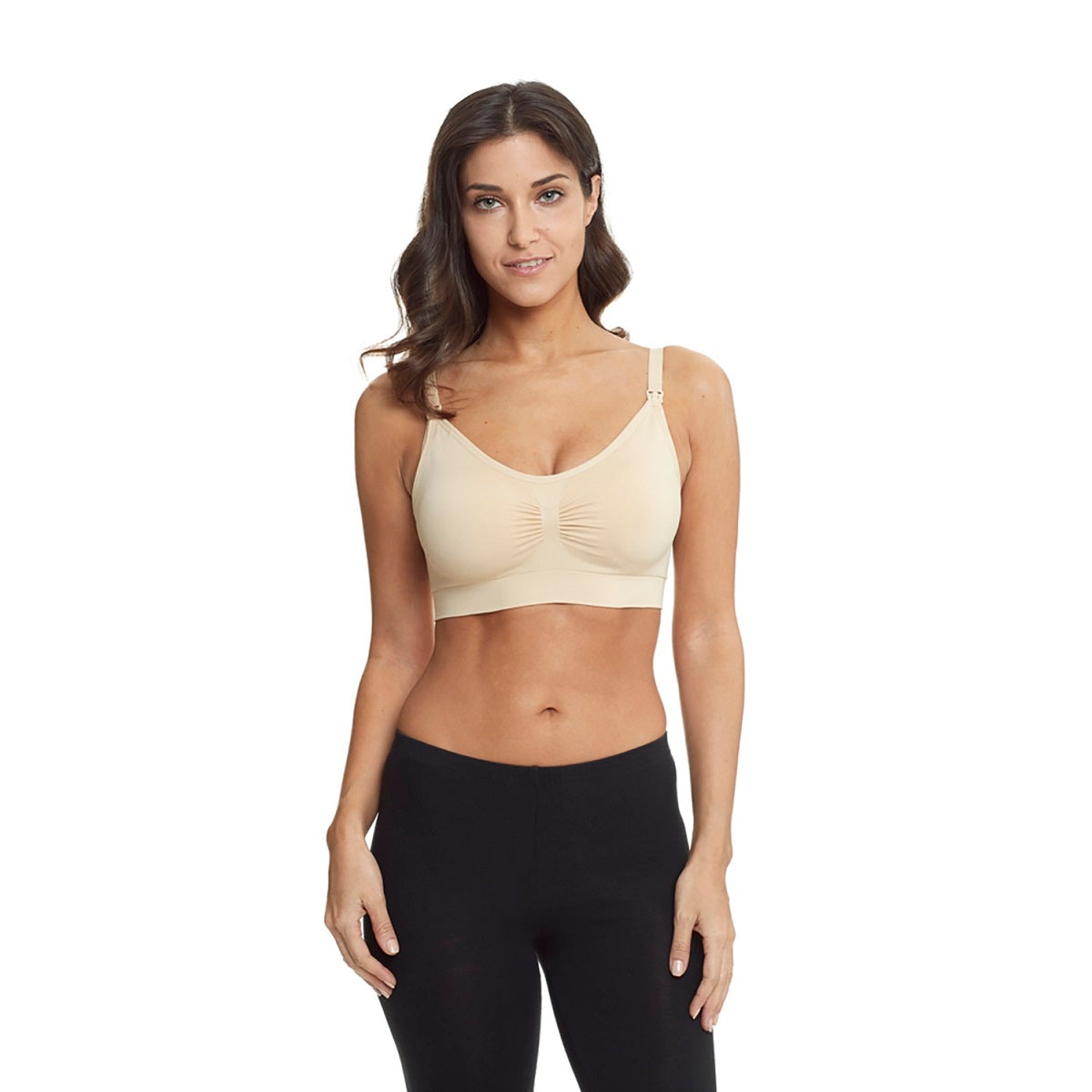 HOFISH Women's Seamless Support Nursing Bra Medium Impact